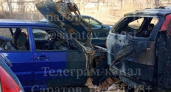 В Саратове за ночь сгорели три автомобиля