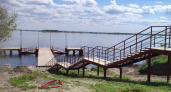Жители села Синенькие возмущены незавершенным строительством причала на Волге