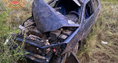 17-летняя девушка госпитализирована после опрокидывания Mitsubishi в Саратовской области — за сутки две аварии