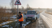 Mercedes сбил лося под Саратовом и улетел в затопленный кювет