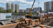 Школа на 1100 мест в Саратове готова на 22%: идёт кладка стен