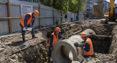 В Энгельсе завершают подключение нового коллектора диаметром 1400 мм