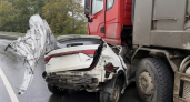 Под Аткарском в ДТП с грузовиком погиб водитель KIA Rio