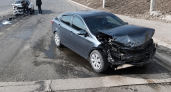На Стрелке после столкновения Лады и Kia в больницу увезли обоих водителей