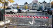 Новую парковку у саратовского вокзала закрыли до воскресенья из за благоустройства