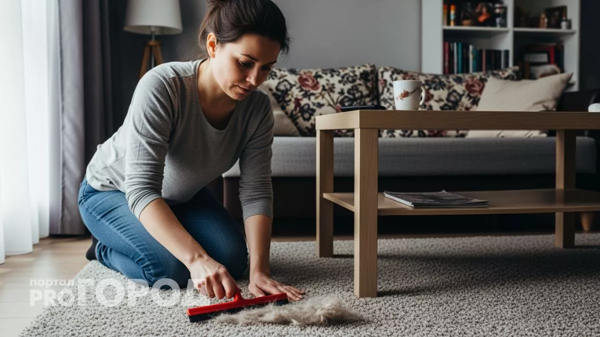 Старый бабушкин способ с вещью из каждого дома возвращает ковру заводскую чистоту за пару минут