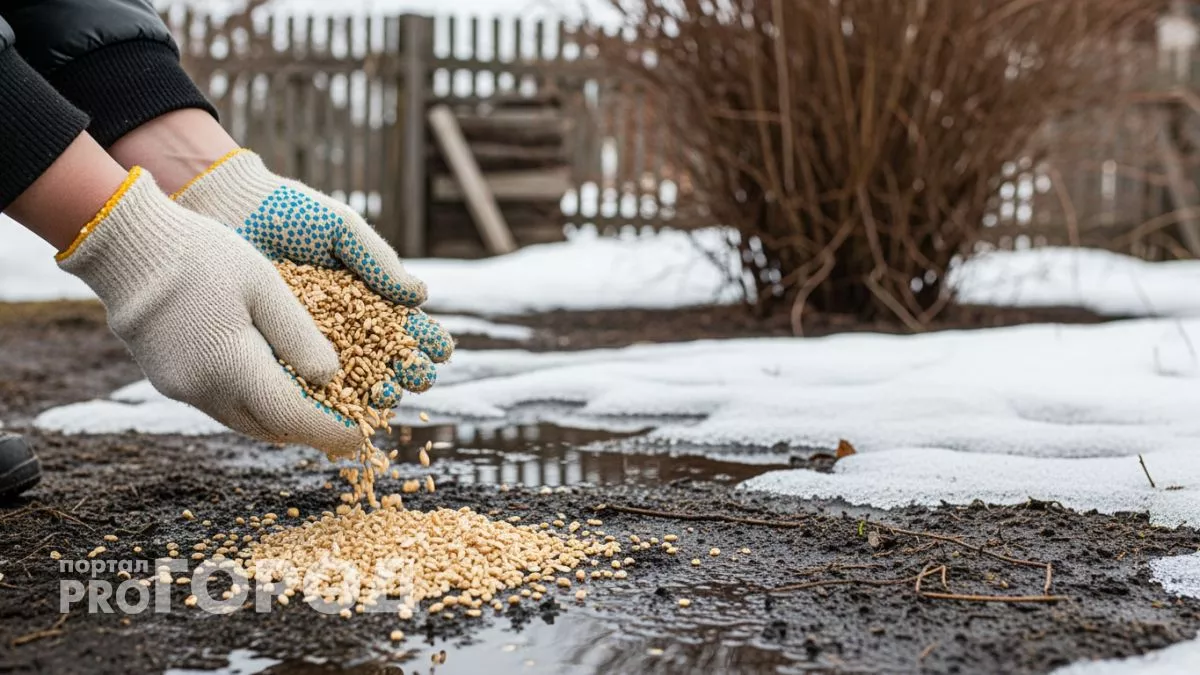 Обычная мука творит чудеса с почвой: рассыпал горсть зимой — весной земля как пух рыхлая
