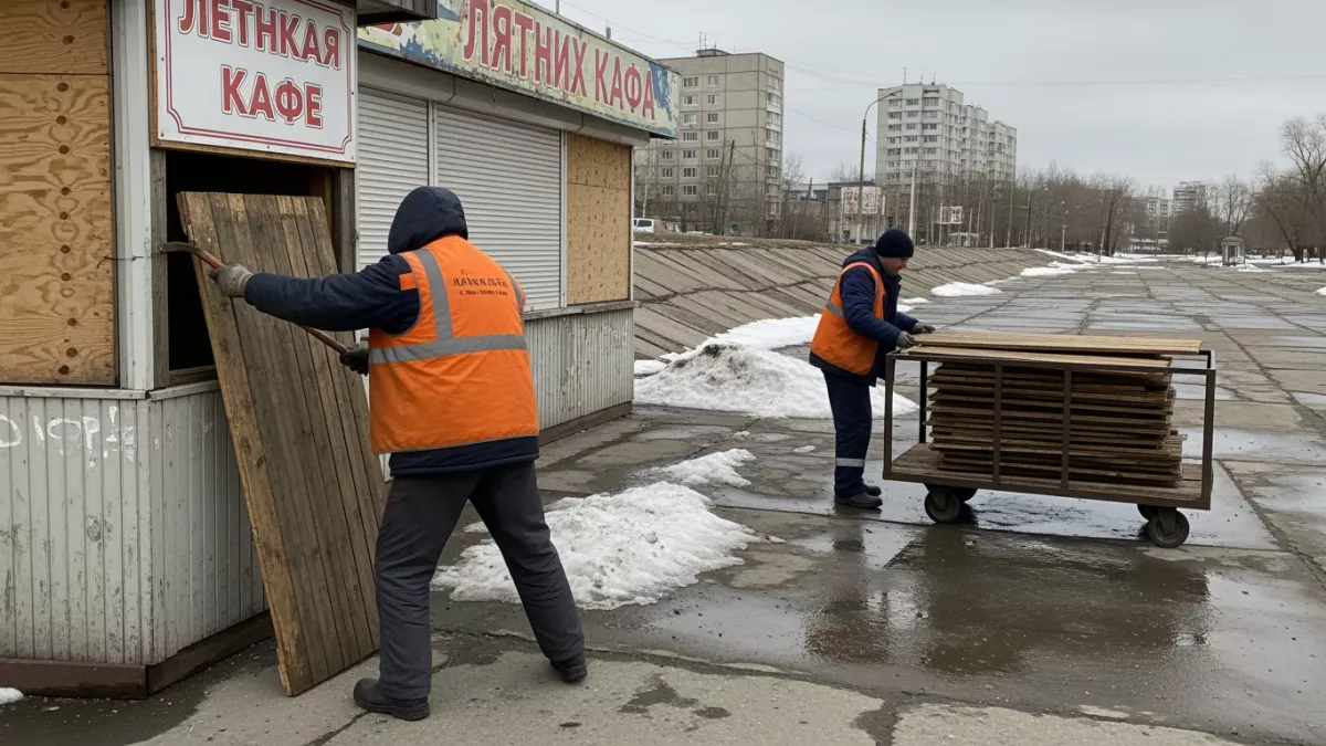 Пять дней на снос: кафе «Арагви» и «Чаплин» убирают с набережной