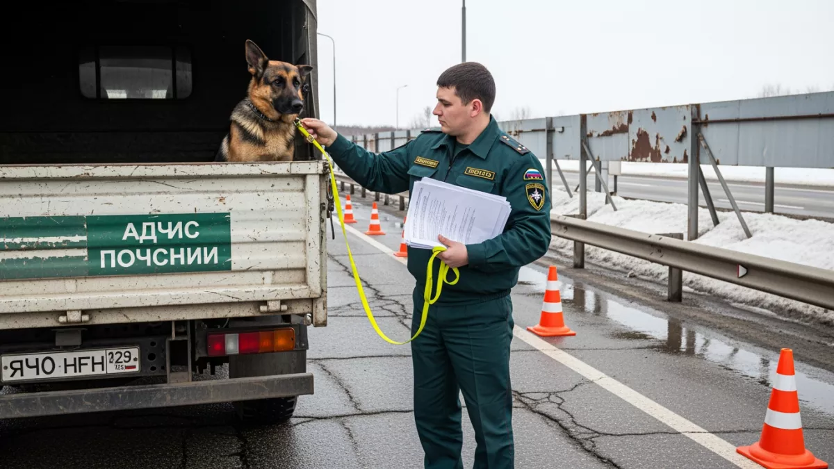 12 собак без документов везли из России в Узбекистан