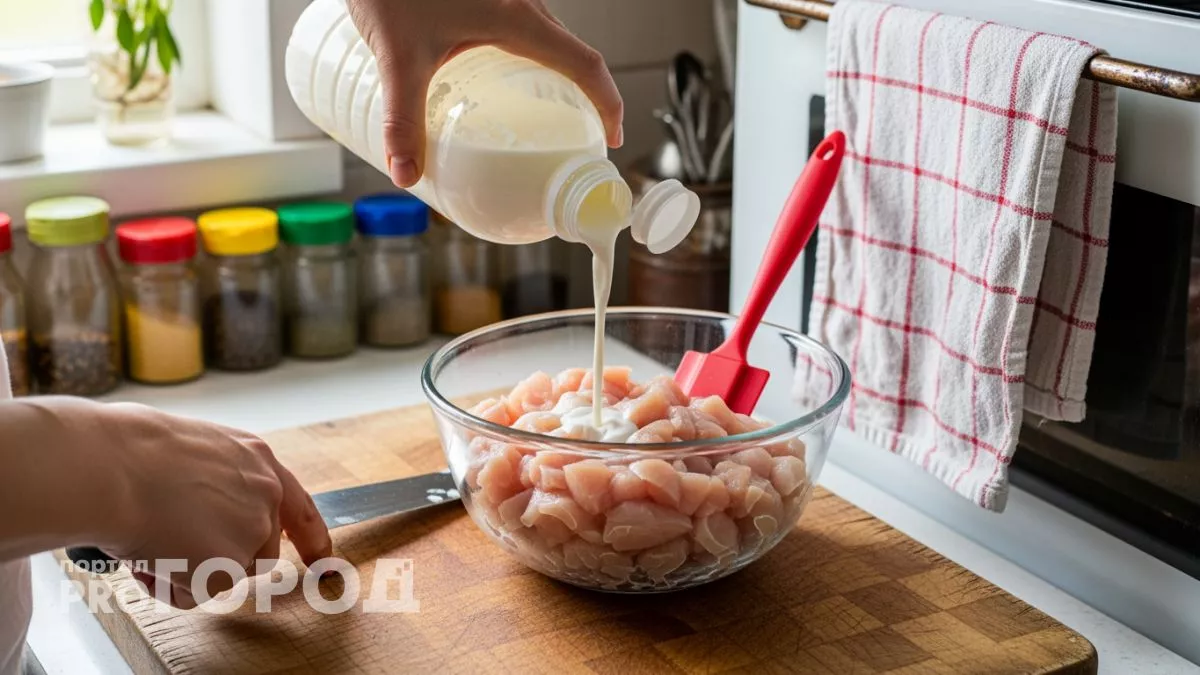 Стакан кефира превратил мою жесткую курицу в нежнейшее мясо: делюсь секретом маринования