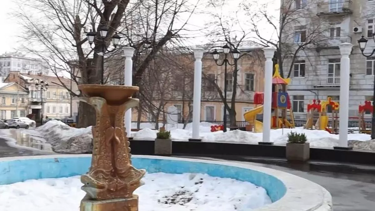 Фонтан в сквере Первой учительницы отремонтируют за четыре месяца