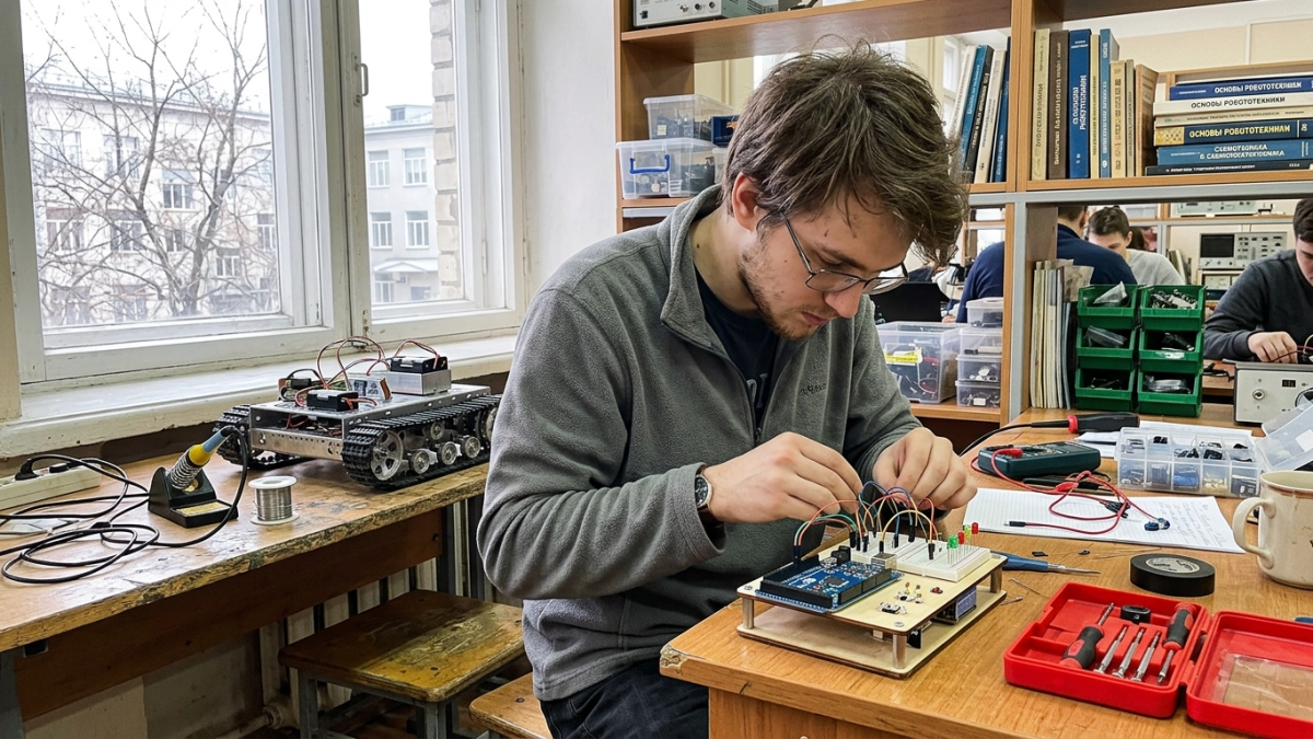 Саратовские студенты создали плату 1T Rex Board для умных роботов