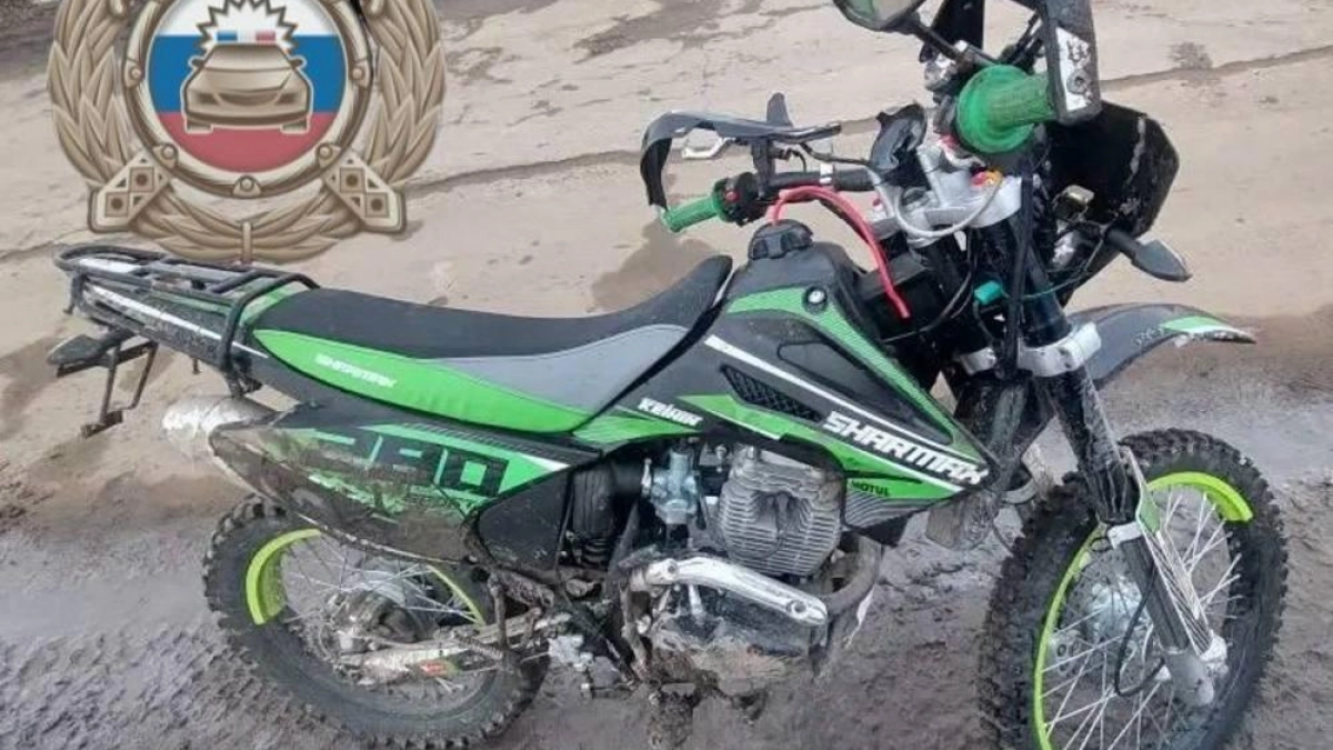 В Аткарском районе мотоциклист погиб после опрокидывания в селе Озёрное