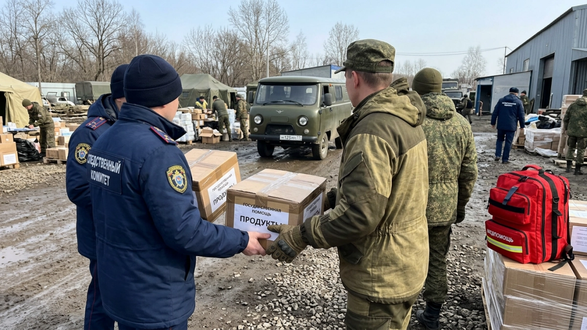 Саратовские следователи отправили бойцам СВО стройматериалы и медикаменты