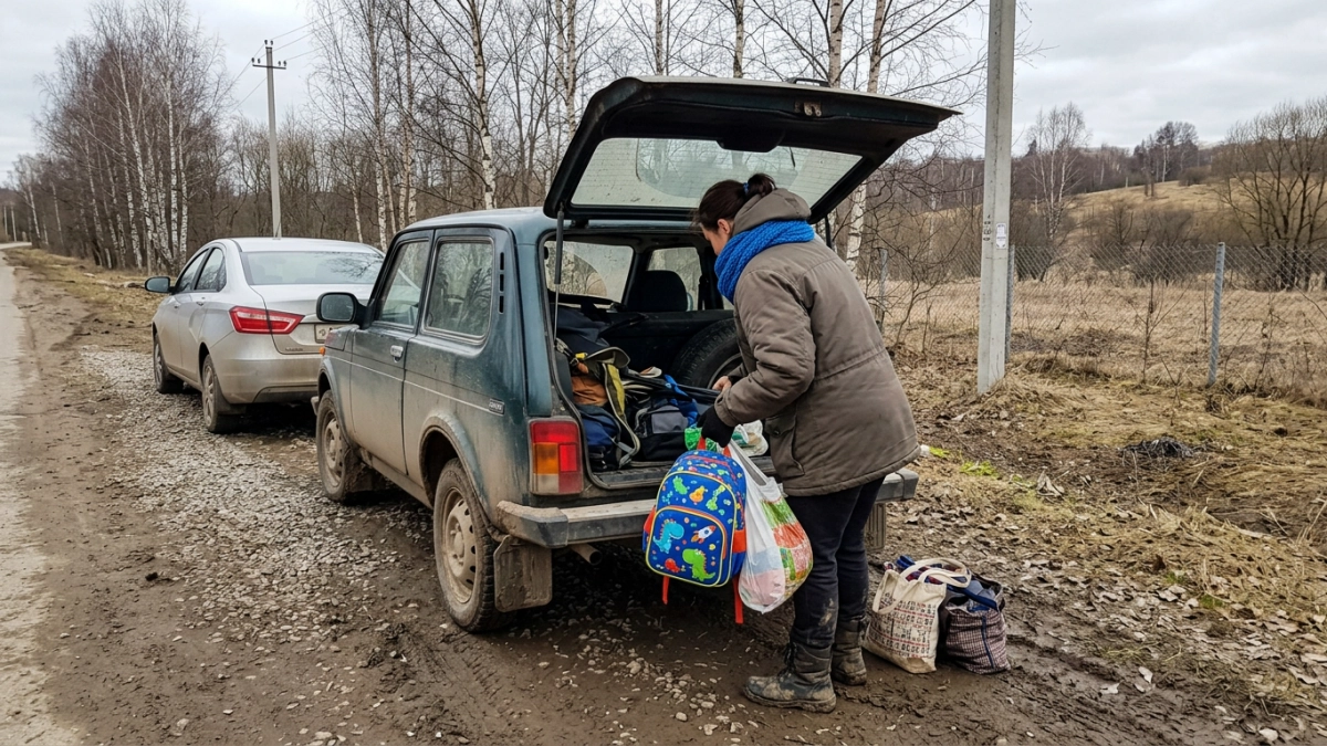 Семья с пятилетним ребёнком спасена из Красноармейска после месяцев под дронами