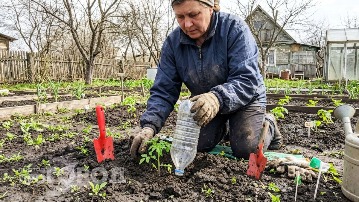 Зимой копил пластиковые бутылки и к маю получил десять дачных инструментов без единой покупки