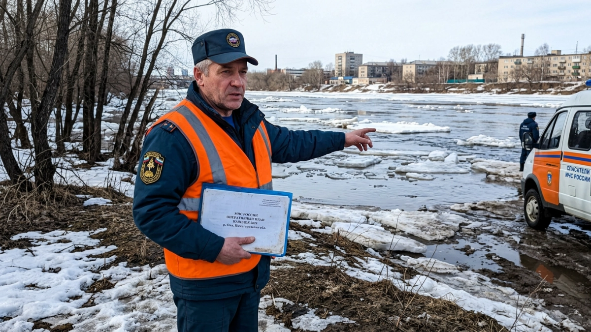Саратовские спасатели вывели стадо коров из паводка по шею в воде