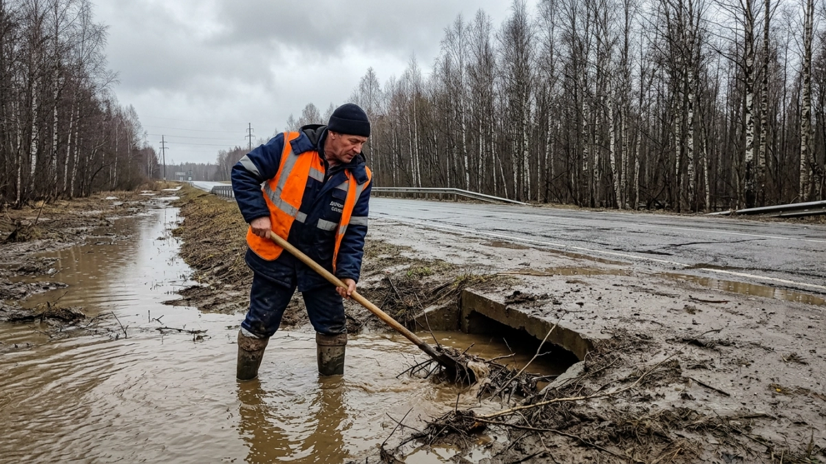 Паводок охватил 25 районов Саратовской области: дорога у Маслов-Орешина ушла под воду