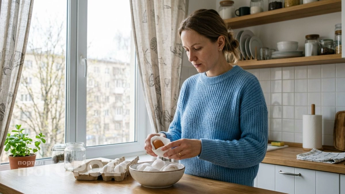 Марля плюс крепкий чай — и к Пасхе у меня яйца с эффектом галактики, а не банальная крашенка