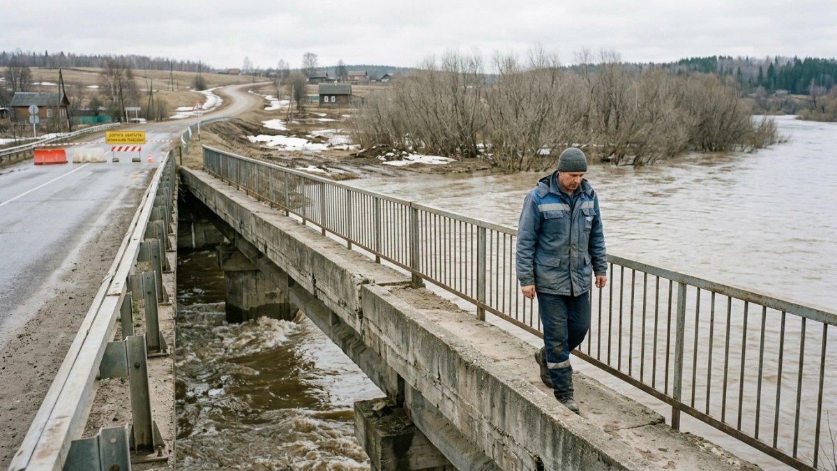 Паводок закрыл мост к четырём сёлам в Саратовской области — готовят лодочную переправу