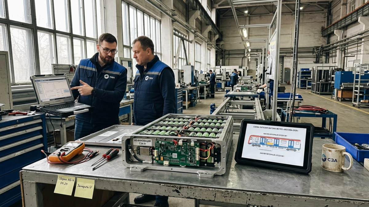 Саратовский завод запустит производство умных Ni-MH батарей для рельсового транспорта