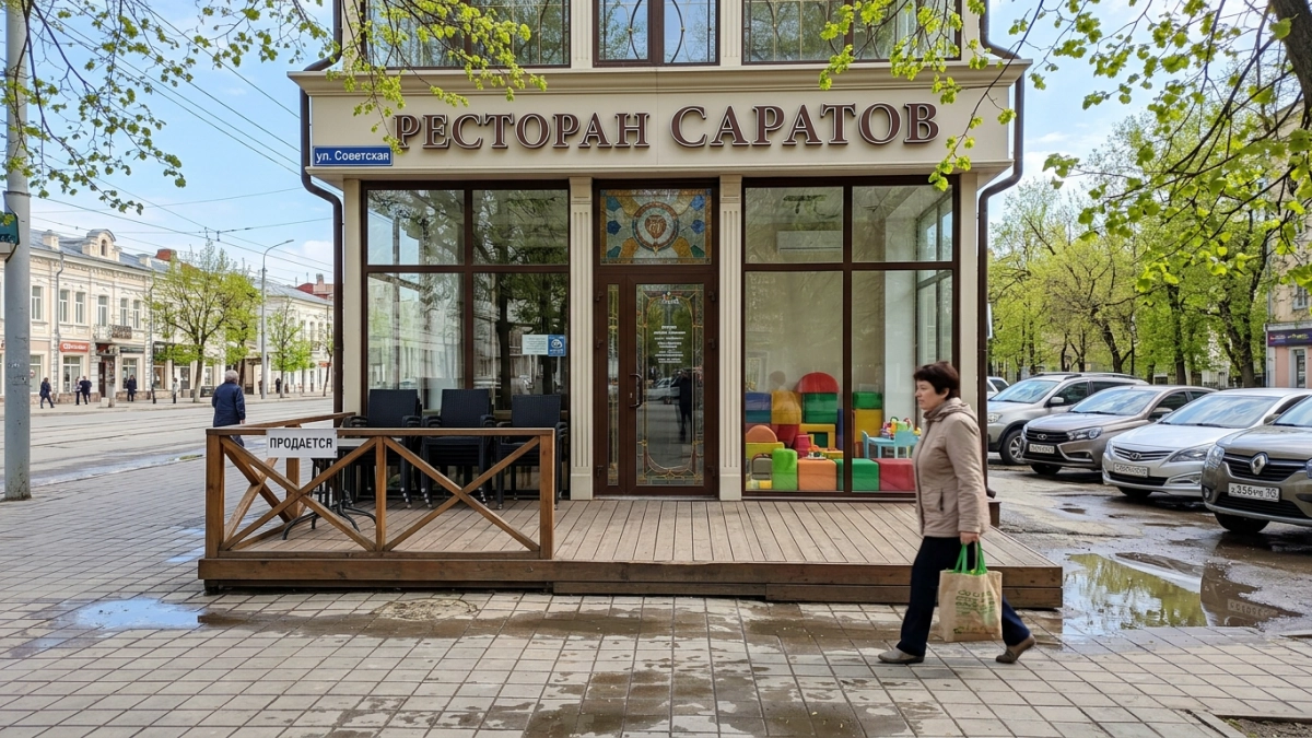 Ресторан на 300 кв. м с верандой и детской комнатой продают в центре Саратова