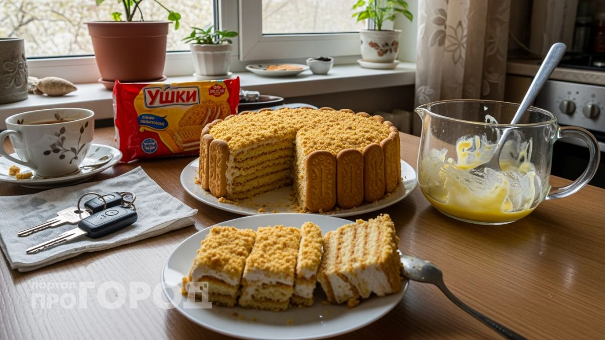 Наполеон на сковороде за 15 минут — коржи тают во рту, а крем настолько нежный, что торты больше не покупаю