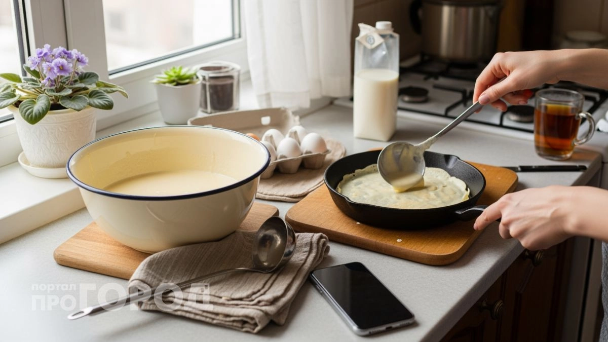 Больше никаких резиновых блинов: одна простая манипуляция с тестом превращает их в тончайшее кружево