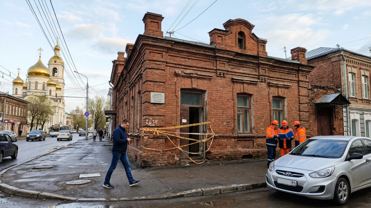 Дореволюционный памятник у Покровской церкви в Саратове признан аварийным