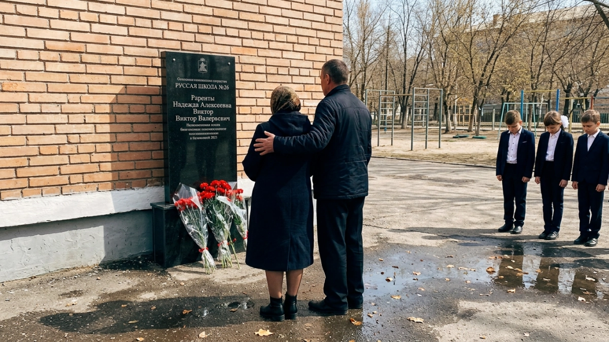 В школе № 26 Балакова открыли доску памяти Алексея Сычкина, награждённого орденом посмертно