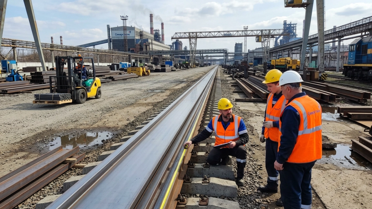 В Балаковском районе начали выпускать 150-метровые рельсы для ВСМ