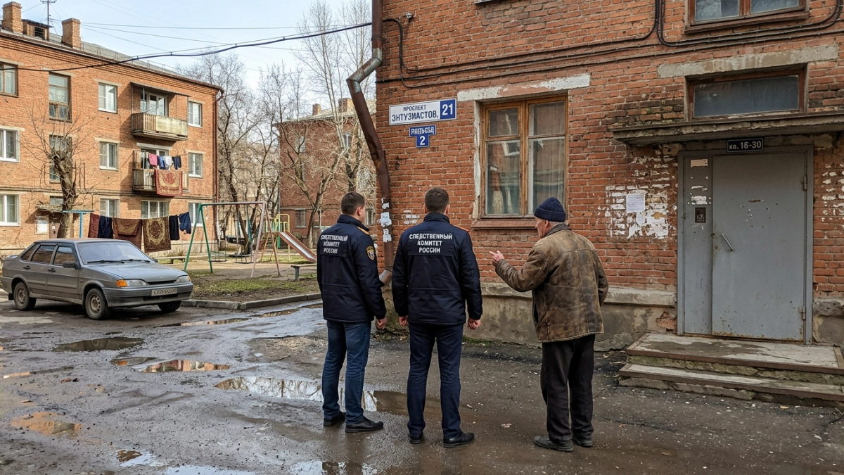 СК возбудил дело о халатности из-за жильцов аварийного дома на Энтузиастов