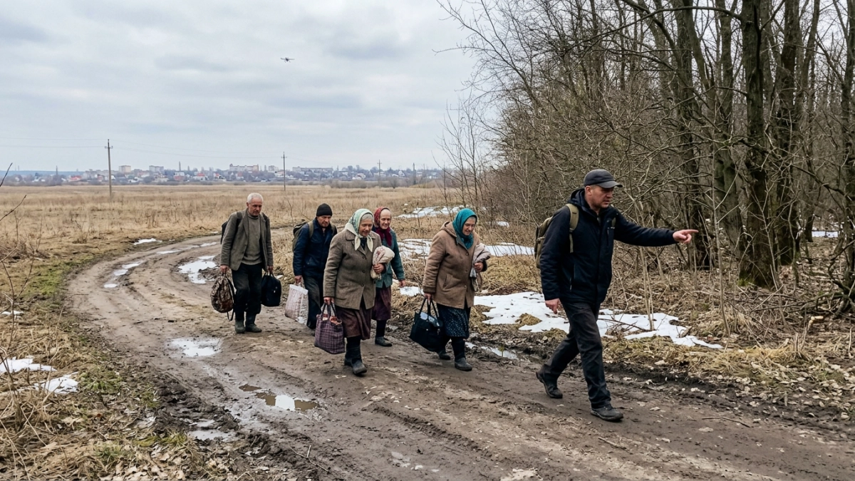 Для эвакуации мирного жителя из Красноармейска создали коридор с дронами и пехотой