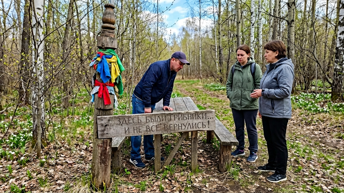 В парке Саратова нашли стол с угрозой: «Кто возьмёт — год не проживёт»