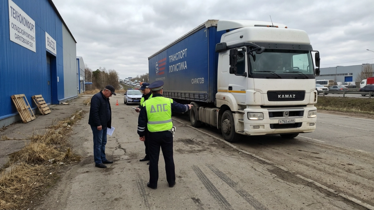 В Саратове КамАЗ сбил насмерть пешехода: полиция ищет очевидцев