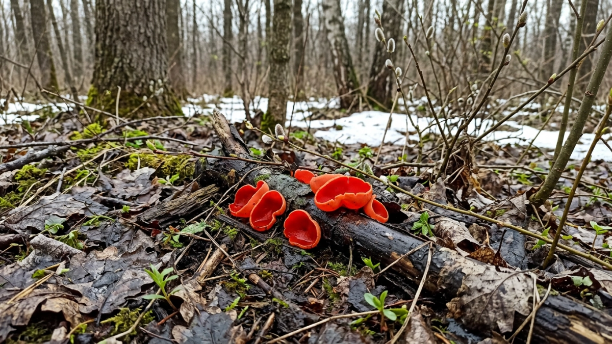 В нацпарке под Саратовом нашли алую «чашу эльфов»