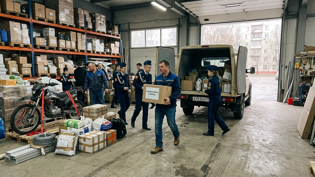 «Боевое братство» Балаково собрало 110-й конвой сразу в 15 подразделений