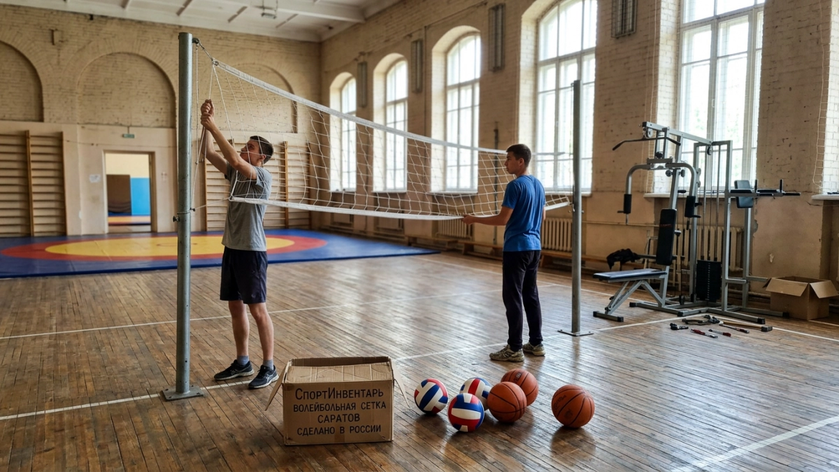 Спорткомплекс в саратовском артиллерийском училище откроют в августе