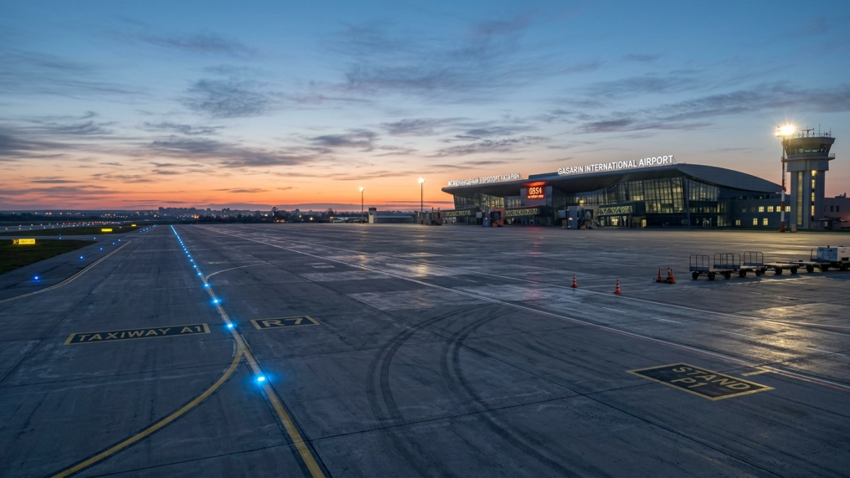 Аэропорт «Гагарин» в Саратове закрывался ночью и возобновил работу утром