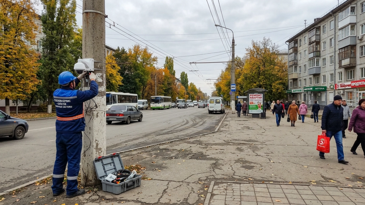 Саратов потратит 149 млн рублей на 450 камер в парках и на набережной