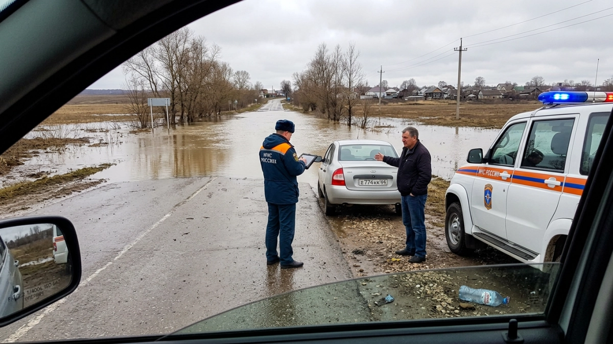 Паводок в Саратовской области: затоплены два участка дорог в Балаковском и Новоузенском районах