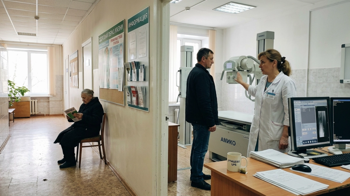 В Ртищево новый цифровой рентген-комплекс за три месяца принял 2,5 тысячи пациентов