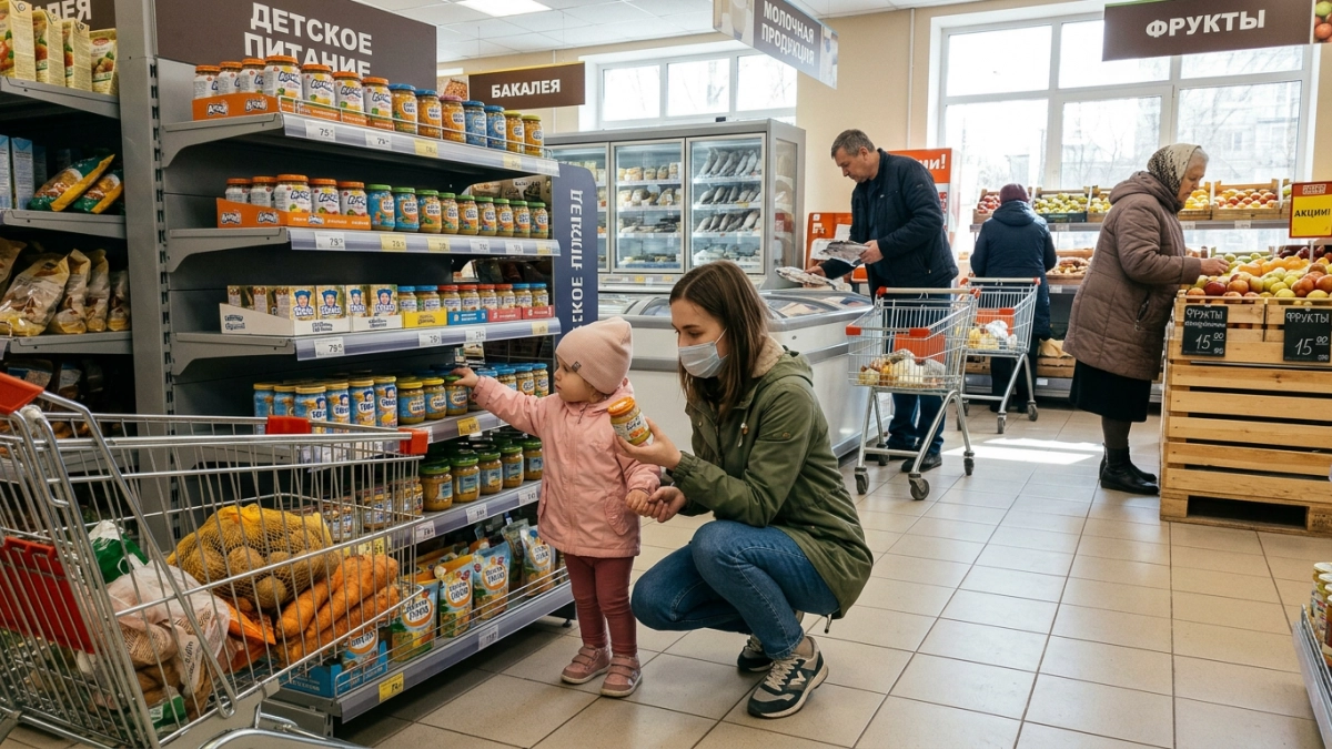 Детское питание и картофель подорожали в Саратовской области за неделю