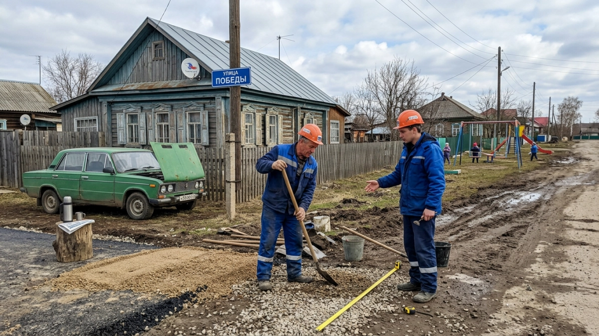 В семи сёлах Саратовской области отремонтируют улицы Победы — 3,5 км дорог