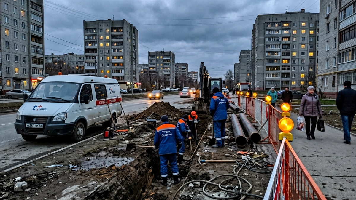 33 многоэтажки в саратовском Солнечном-2 остались без горячей воды