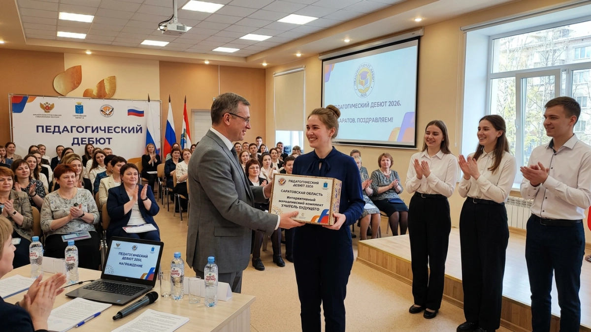 Пятеро педагогов Саратовской области победили на «Педагогическом дебюте – 2026»