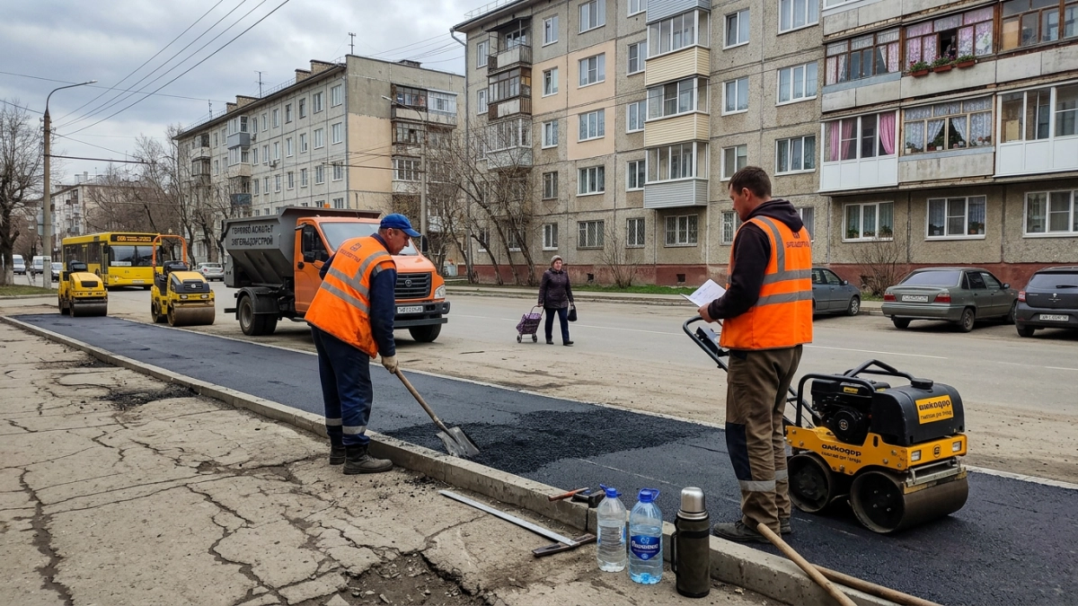 200 млн рублей на тротуары: Саратовская область ремонтирует 35 км пешеходных дорожек
