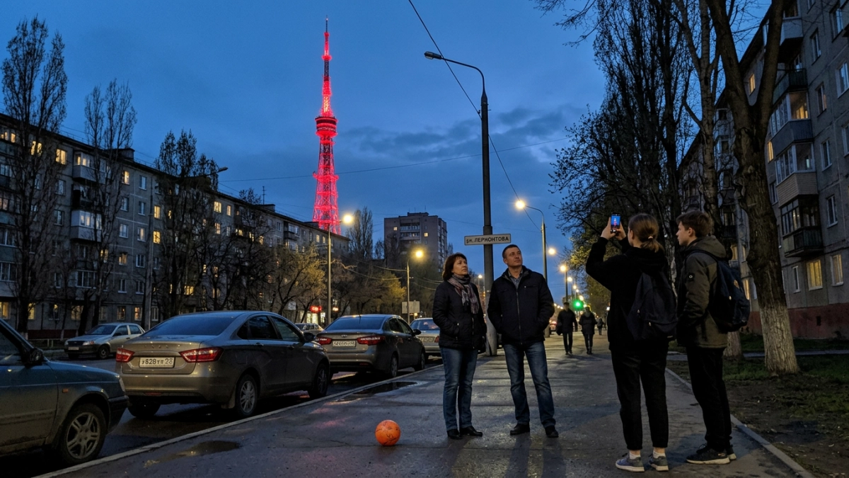 Саратовская телебашня окрасится в красный в поддержку больных гемофилией