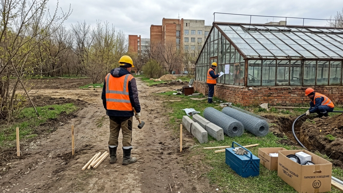 Ботанический сад СГУ: вторая очередь реконструкции начнётся в рамках благотворительного проекта