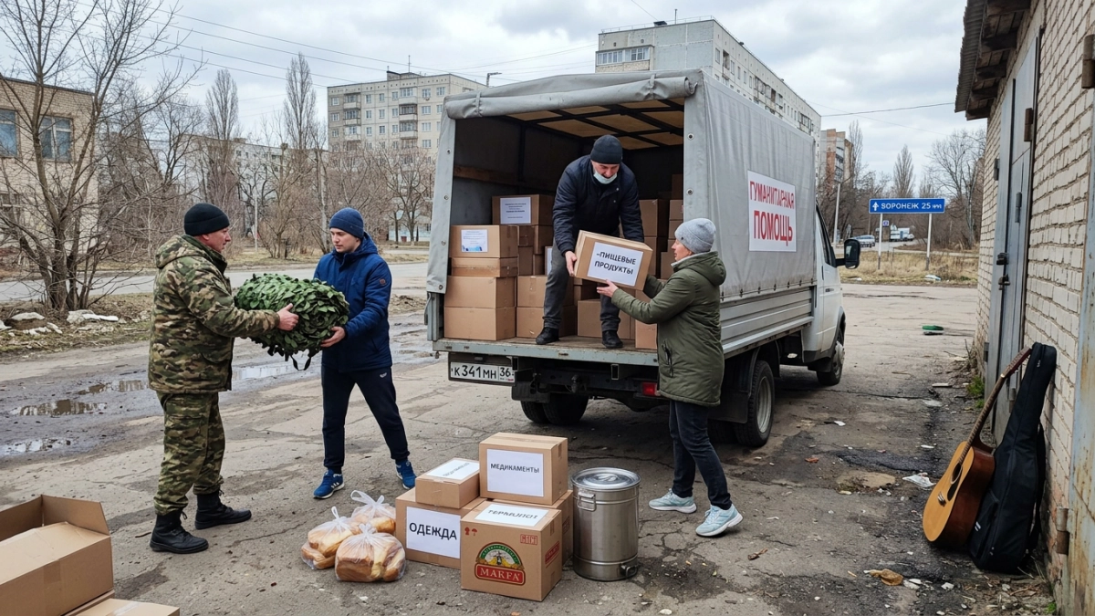 Энгельс отправил 100-ю партию гуманитарки в зону СВО — уже более 1000 тонн